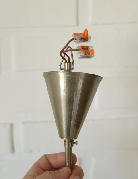 Antique Art Deco Chandelier: Caramel Glass Pendant Lamp, Yugoslavia 1940s