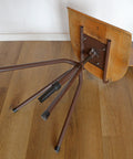 Vintage Industrial Office Chair: Adjustable Swivel, Yugoslavia, 1970s