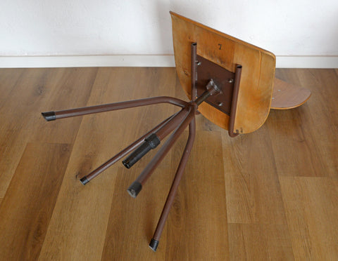 Vintage Industrial Office Chair: Adjustable Swivel, Yugoslavia, 1970s
