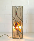Vintage Bedside Lamp / Tiffany Style Lighting / Unique Lamp / Vitrage Light Fixture / Handmade Table Lamp / Boho Desk Light / One of a kind