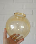 Vintage Copper Pendant Lights (Set of 2): Mid-Century Rustic Wooden Hanging Lamps
