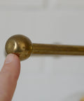 Vintage Sputnik Chandelier: Gold Brass Space Age Pendant Lamp