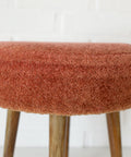 Vintage Space Age Stool: Mid Century Ottoman, Yugoslavia 1960s