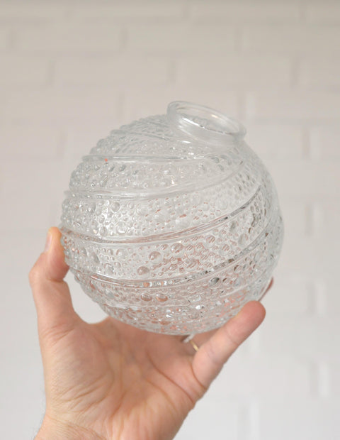 Mid Century Modern Cascade Pendant Light: Bubble Glass MCM Hanging Lamp