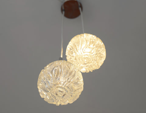 Mid Century Modern Glass Pendant Light: Redesign Cascade Bar Lamp