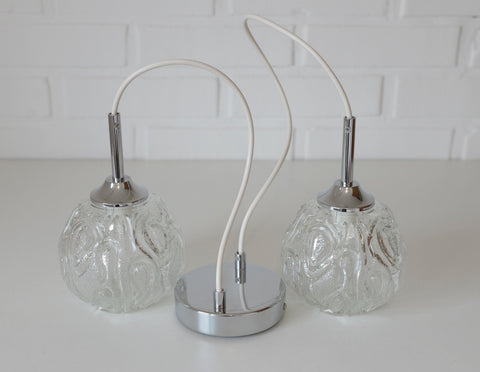 Mid Century Modern Glass Pendant Light: Redesign Cascade Bar Lamp