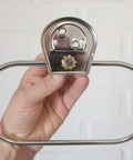Vintage Chrome Bathroom Accessories Set: Retro Wall Mount, NOS 1990s
