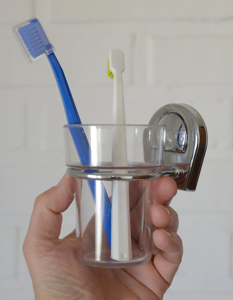 Vintage Chrome Bathroom Accessories Set: Retro Wall Mount, NOS 1990s