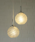 Mid Century Modern Cascade Pendant Light: Bubble Glass MCM Hanging Lamp