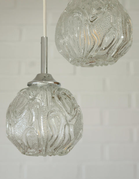 Mid Century Modern Glass Pendant Light: Redesign Cascade Bar Lamp