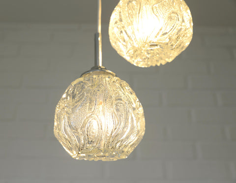 Mid Century Modern Glass Pendant Light: Redesign Cascade Bar Lamp