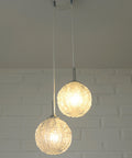 Mid Century Modern Glass Pendant Light: Redesign Cascade Hanging Lamp