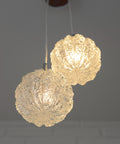 Mid Century Modern Glass Pendant Light: Redesign Cascade Hanging Lamp