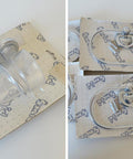 Vintage Chrome Bathroom Accessories Set: Retro Wall Mount, NOS 1990s