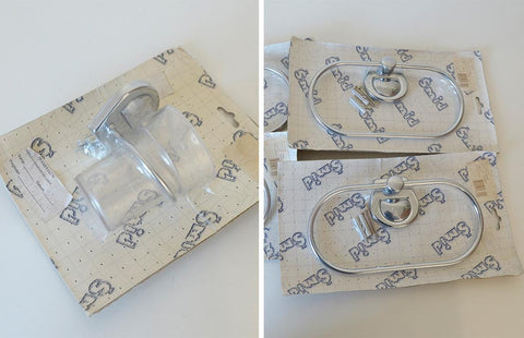 Vintage Chrome Bathroom Accessories Set: Retro Wall Mount, NOS 1990s