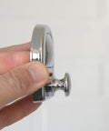 Vintage Chrome Bathroom Accessories Set: Retro Wall Mount, NOS 1990s
