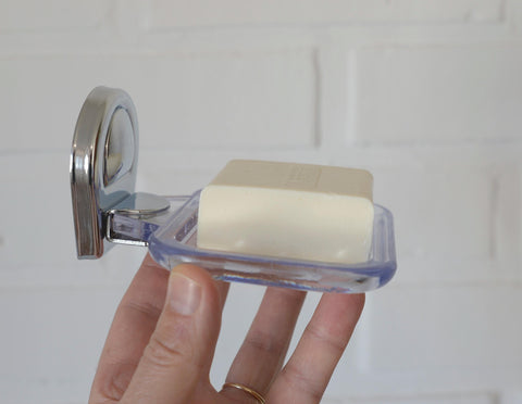 Vintage Chrome Bathroom Accessories Set: Retro Wall Mount, NOS 1990s