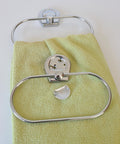 Vintage Chrome Bathroom Accessories Set: Retro Wall Mount, NOS 1990s