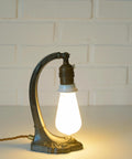 Antique Desk Lamp / Original Art Nouveau Table Light / Brass Bedside Lighting / Austria 1920's - 1930's