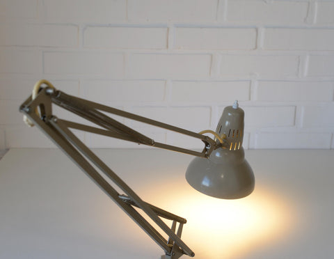 Vintage Anglepoise Desk Lamp: Scandinavian Industrial Style, Made in Yugoslavia 1970s
