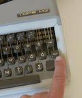 Typewriter Working from Yugoslavia 1960's / Vintage Office Decor / TOPS / Portable Typewriter With Case