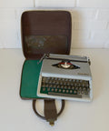 Typewriter Working from Yugoslavia 1960's / Vintage Office Decor / TOPS / Portable Typewriter With Case