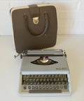 Typewriter Working from Yugoslavia 1960's / Vintage Office Decor / TOPS / Portable Typewriter With Case