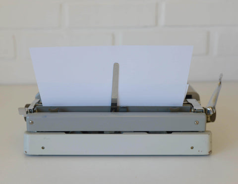 Typewriter Working from Yugoslavia 1960's / Vintage Office Decor / TOPS / Portable Typewriter With Case