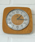 Vintage Wooden Wall Clock: Mid-Century Modern Farmhouse Decor