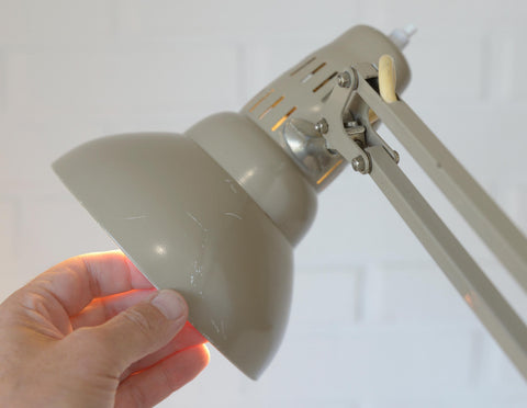 Vintage Anglepoise Desk Lamp: Scandinavian Industrial Style, Made in Yugoslavia 1970s