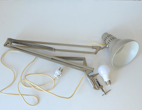 Vintage Anglepoise Desk Lamp: Scandinavian Industrial Style, Made in Yugoslavia 1970s
