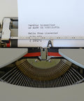 Typewriter Working from Yugoslavia 1960's / Vintage Office Decor / TOPS / Portable Typewriter With Case