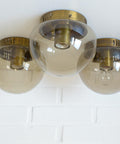 Vintage Mushroom Sconces (Set of 3): Space Age Mid Century Lighting