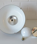 Vintage Meblo Harvey Guzzini Pendant Light: MCM Coffee Color Plastic Ceiling Lamp
