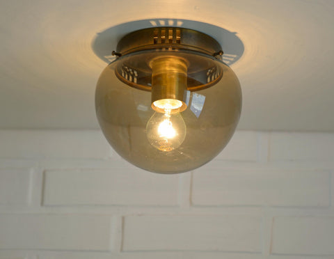 Vintage Mushroom Sconces (Set of 3): Space Age Mid Century Lighting