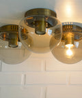 Vintage Mushroom Sconces (Set of 3): Space Age Mid Century Lighting