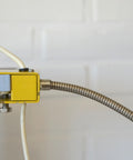 Vintage Yellow Clip Lamp: Space Age Gooseneck Bookshelf Light