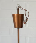 Vintage Copper Pendant Light / Mid Century Rustic Hanging Lamp / Brutalist Chandelier / Yugoslavia 1970's
