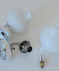 Set of 2 Vintage Wall Lamps: Mid Century Modern Sconces, Yugoslavia 1970's
