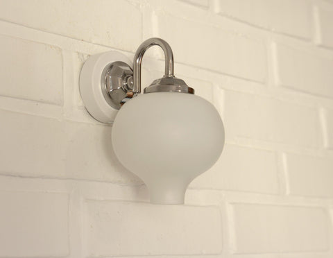 Set of 2 Vintage Wall Lamps: Mid Century Modern Sconces, Yugoslavia 1970's