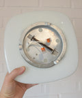 Vintage Opaline Glass Sconce - Minimalist Flush Mount Wall Lamp
