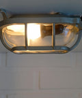 1 of 10 Industrial Vintage Sconce / Rustic Wall Light / Flush Mount Ceiling Lamp