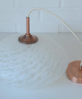 Vintage Chandelier / Murano Glass Hanging Lamp / Unique Light Fixture / Pendant Light / Italy 1980's