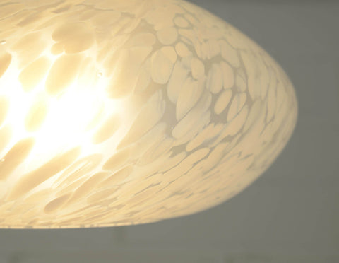 Vintage Murano Glass Sconce Lamp / Unique Light Fixture / Semi Flush Mount Ceiling Light / Italy 1980's