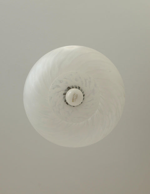 Vintage Chandelier / Murano Glass Hanging Lamp / Unique Light Fixture / Pendant Light / Italy 1980's