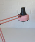 Vintage Architect Desk Lamp / Mid Century Modern / Pop Art / Rare Pink Table Light from 80's