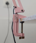 Vintage Architect Desk Lamp / Mid Century Modern / Pop Art / Rare Pink Table Light from 80's