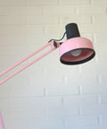 Vintage Architect Desk Lamp / Mid Century Modern / Pop Art / Rare Pink Table Light from 80's