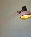 Vintage Architect Desk Lamp / Mid Century Modern / Pop Art / Rare Pink Table Light from 80's
