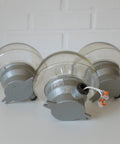 Mushroom Lamps / Set of 3 / Vintage Wall Lamp / Ceiling Light / Industrial Sconces